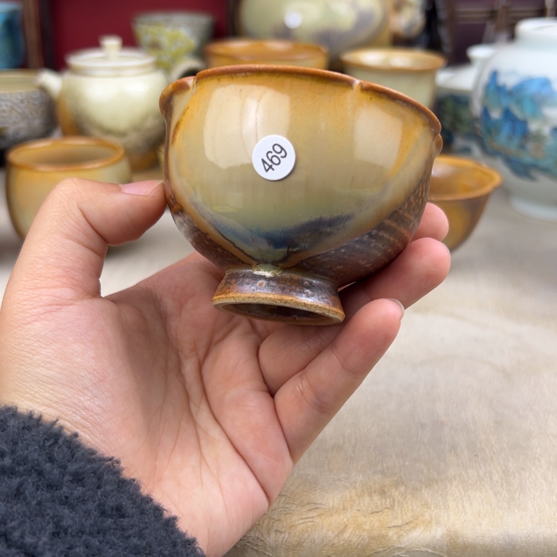 杯纯手工柴烧主人杯