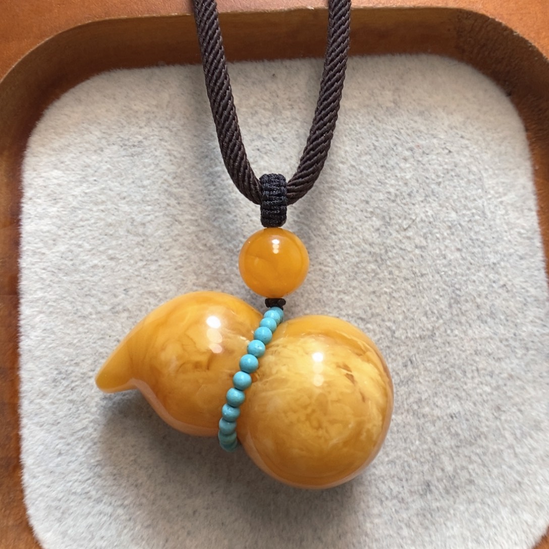 蜜蜡颈饰未镶嵌蜜蜡