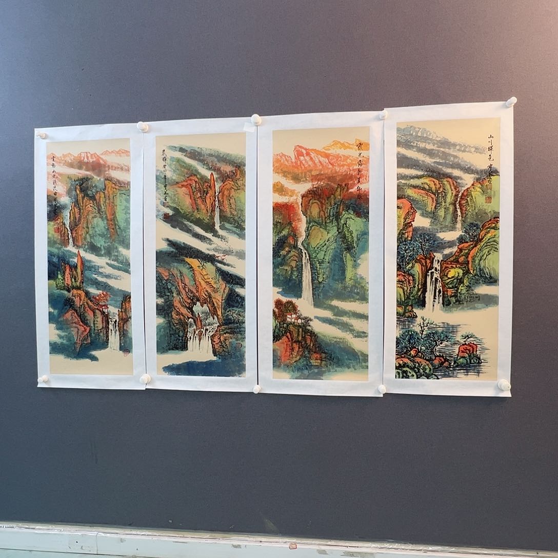 书法当代艺术，展览作品