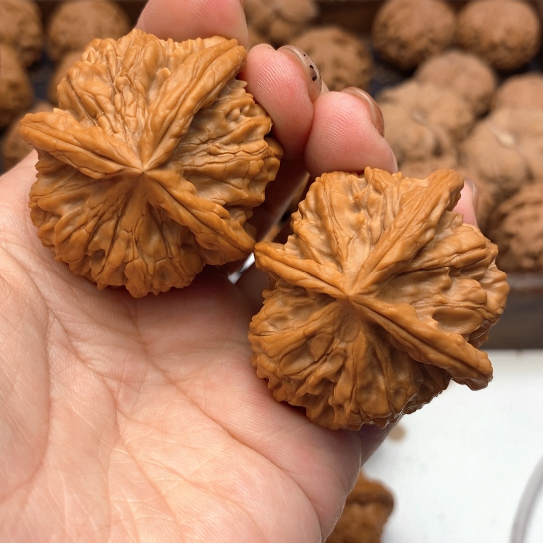 把件文玩核桃44尺全品玉玺丁