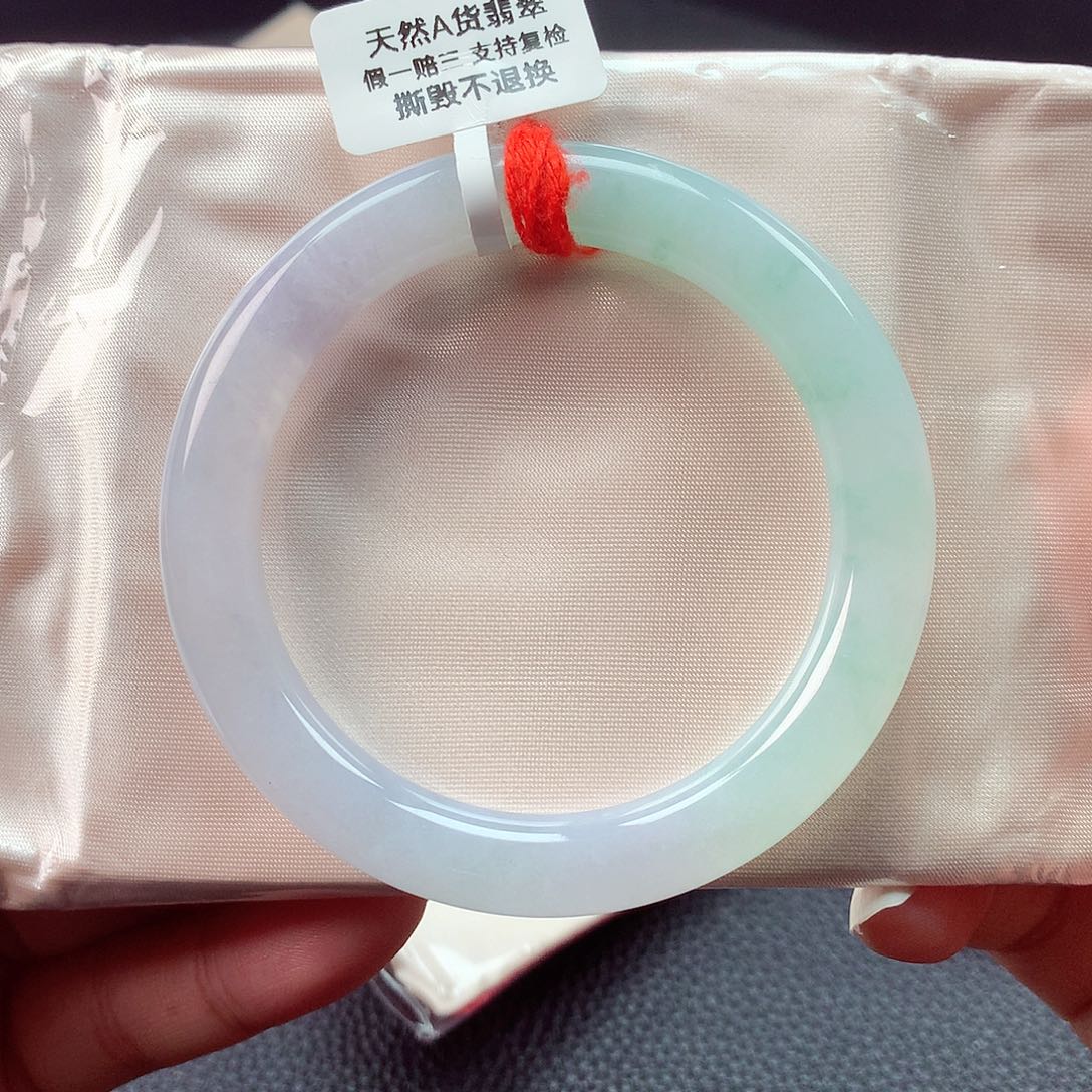 翡翠手镯未镶嵌天然缅甸A货翡翠手镯