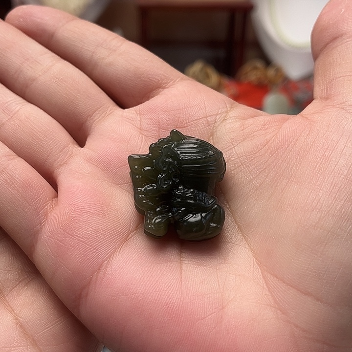 颈饰未镶嵌和田玉蝴蝶仙子