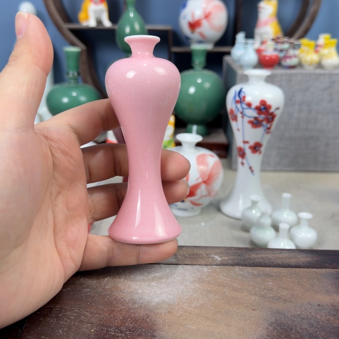 陶瓷手工小花器摆件