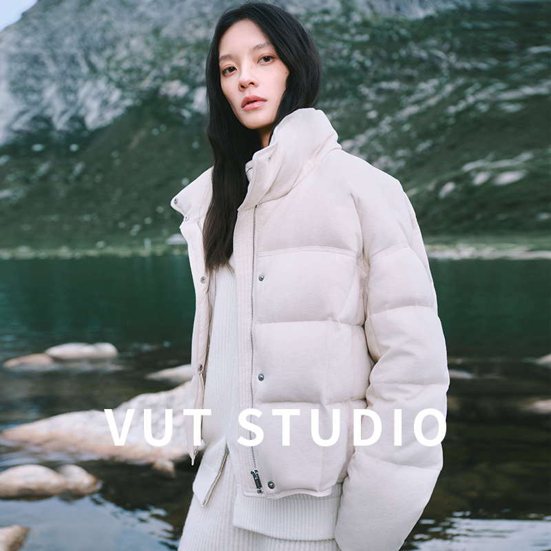 【VUT-studio】2025冬季新款羊毛95鹅绒服V755女款女款百搭秋冬宽松