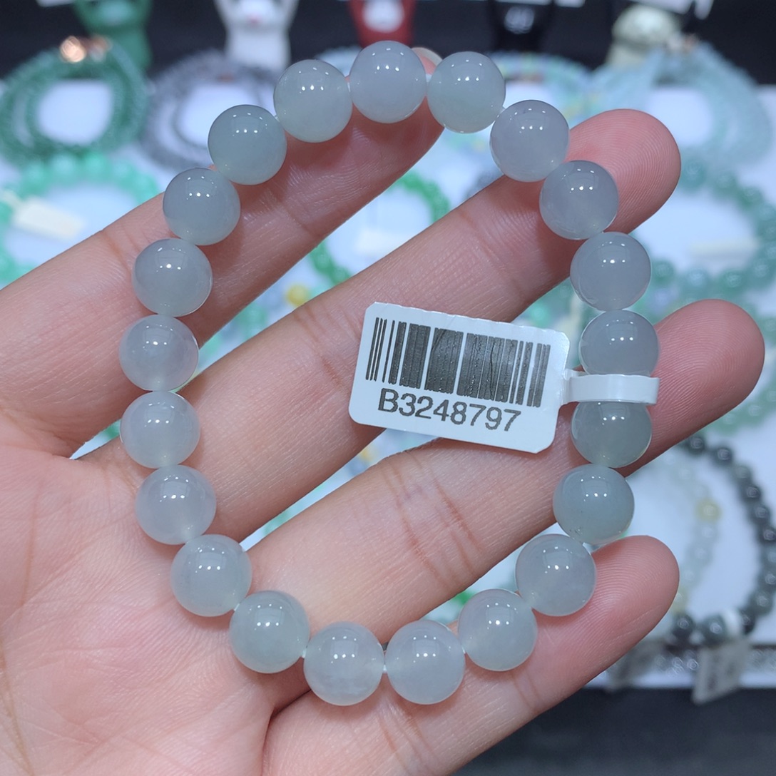 翡翠未镶嵌手串天然