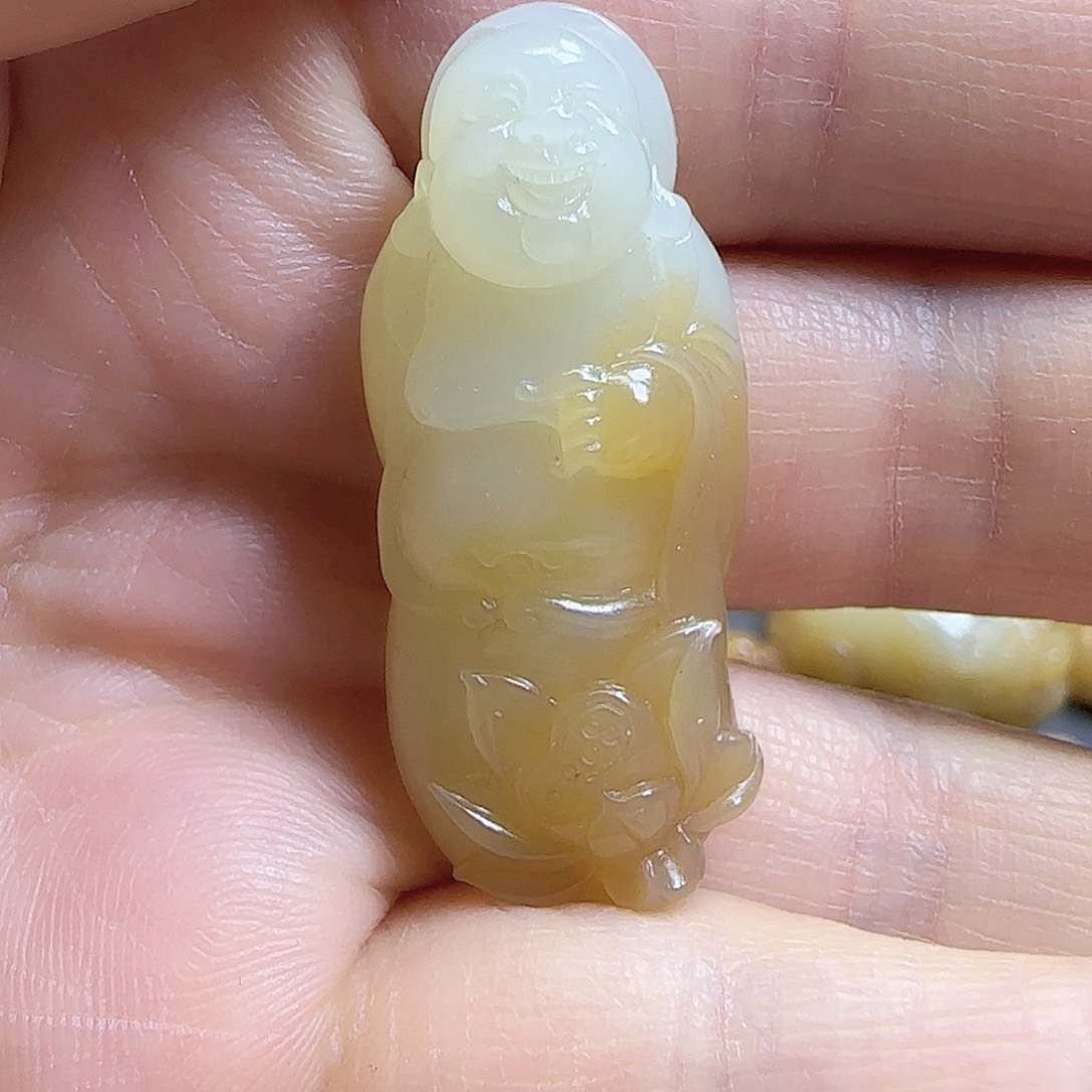 和田玉（糖玉）颈饰未镶嵌愉***6