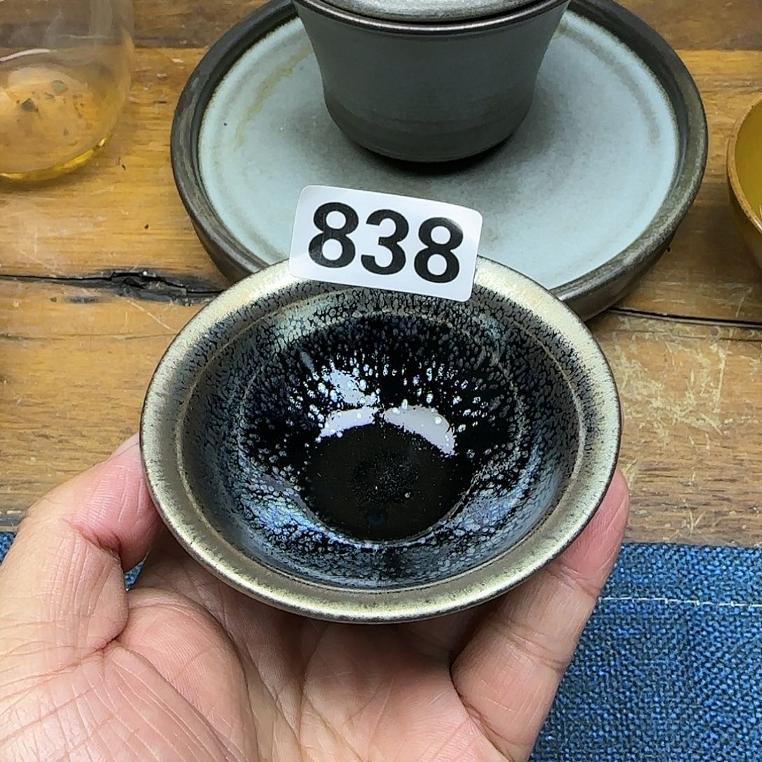 茶盏建盏杯建盏龙窑柴烧杯