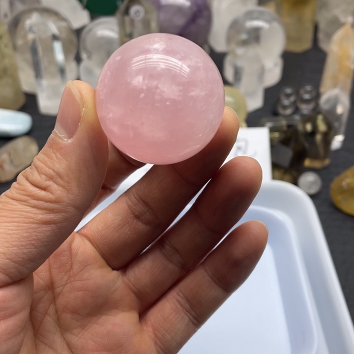 水晶42未镶嵌粉水晶