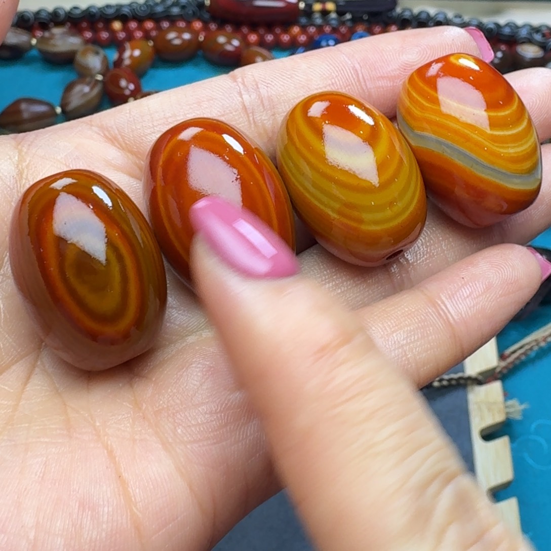 玛瑙/玉髓未镶嵌项链