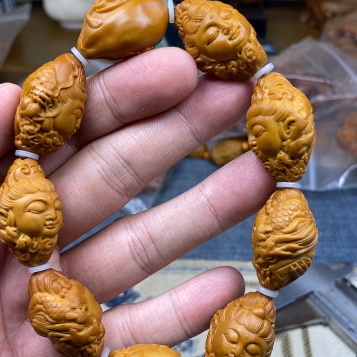 橄榄核手串/手链橄榄核雕工艺手串