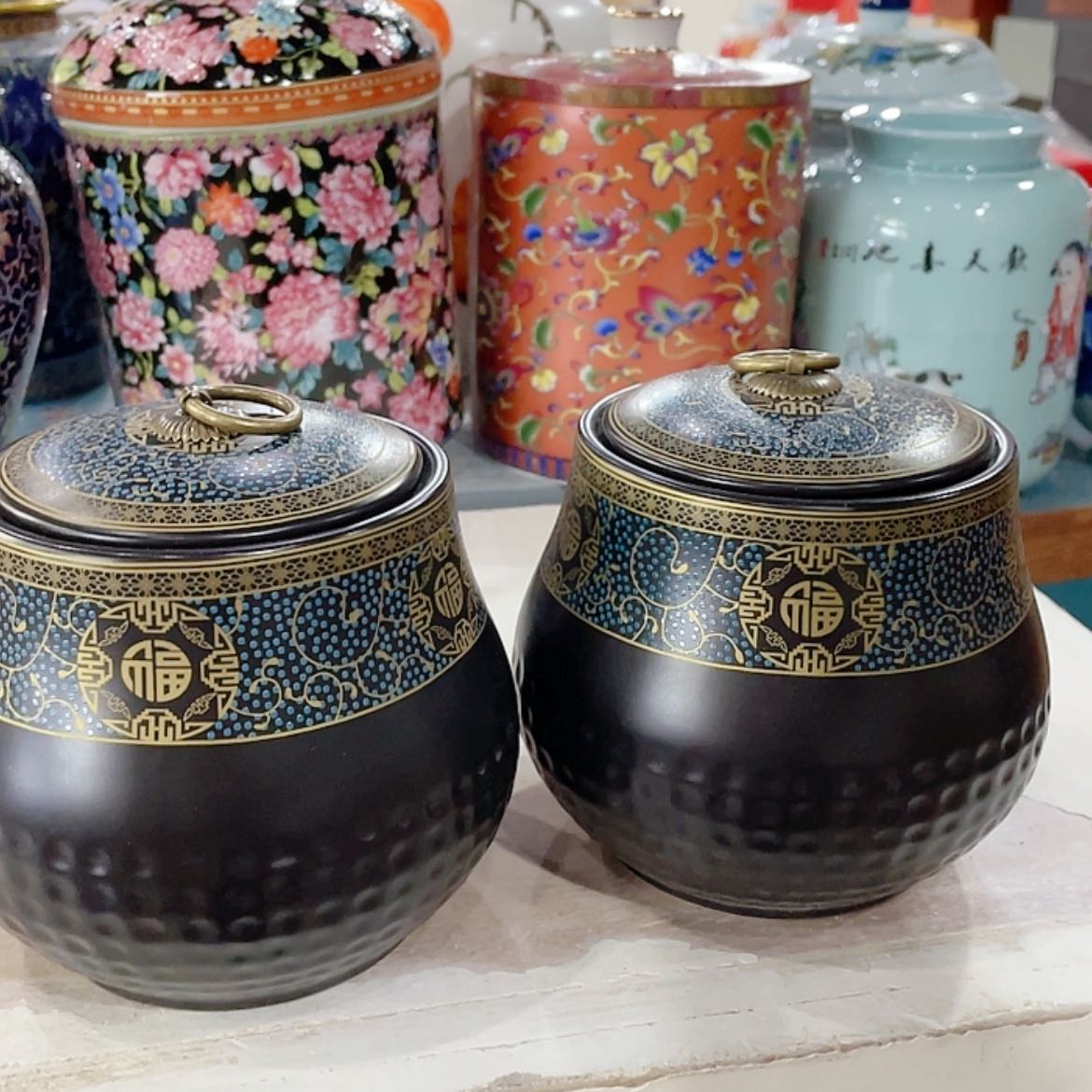 【闪购商品】罐陶瓷茶叶罐密封罐