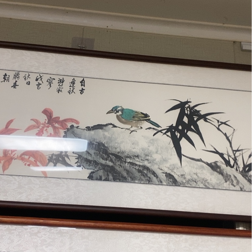 【闪购商品】国画手绘国画带框150.37