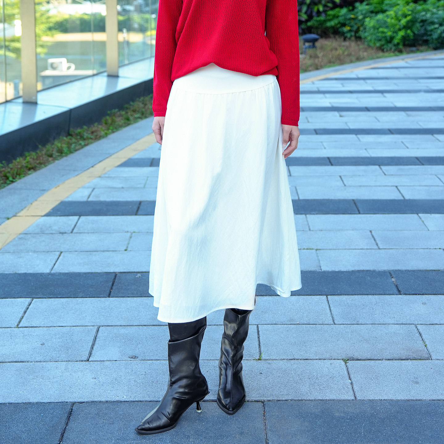 YAOLY姚领半裙A字秋冬半身裙825N10643