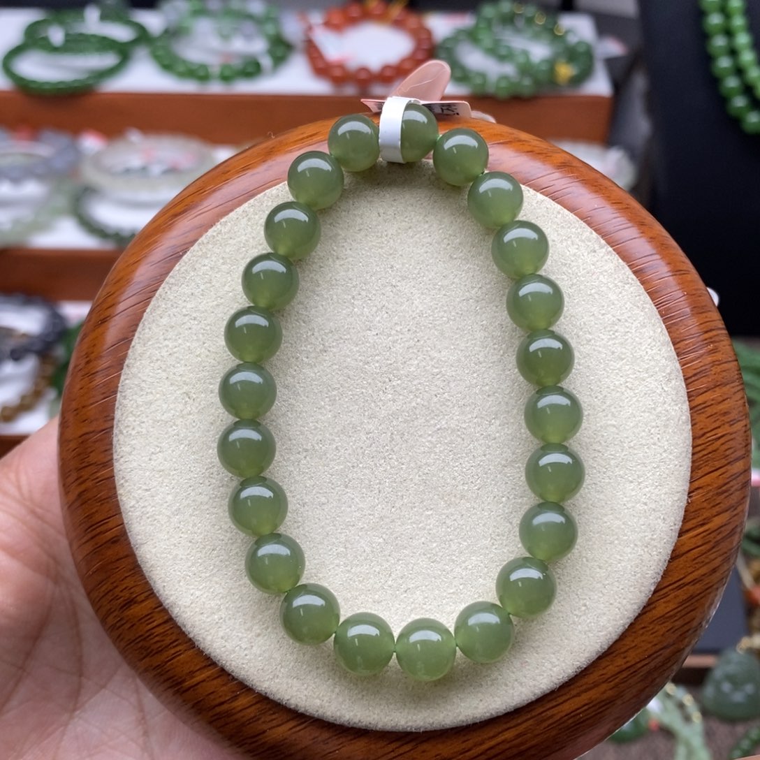 和田玉手串未镶嵌