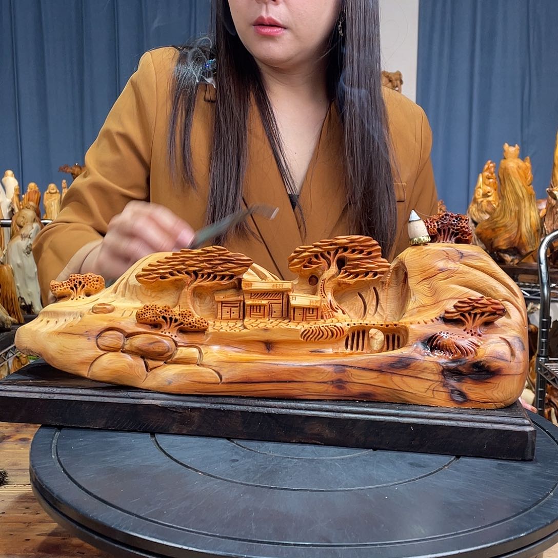 柏木（崖柏）随型摆件