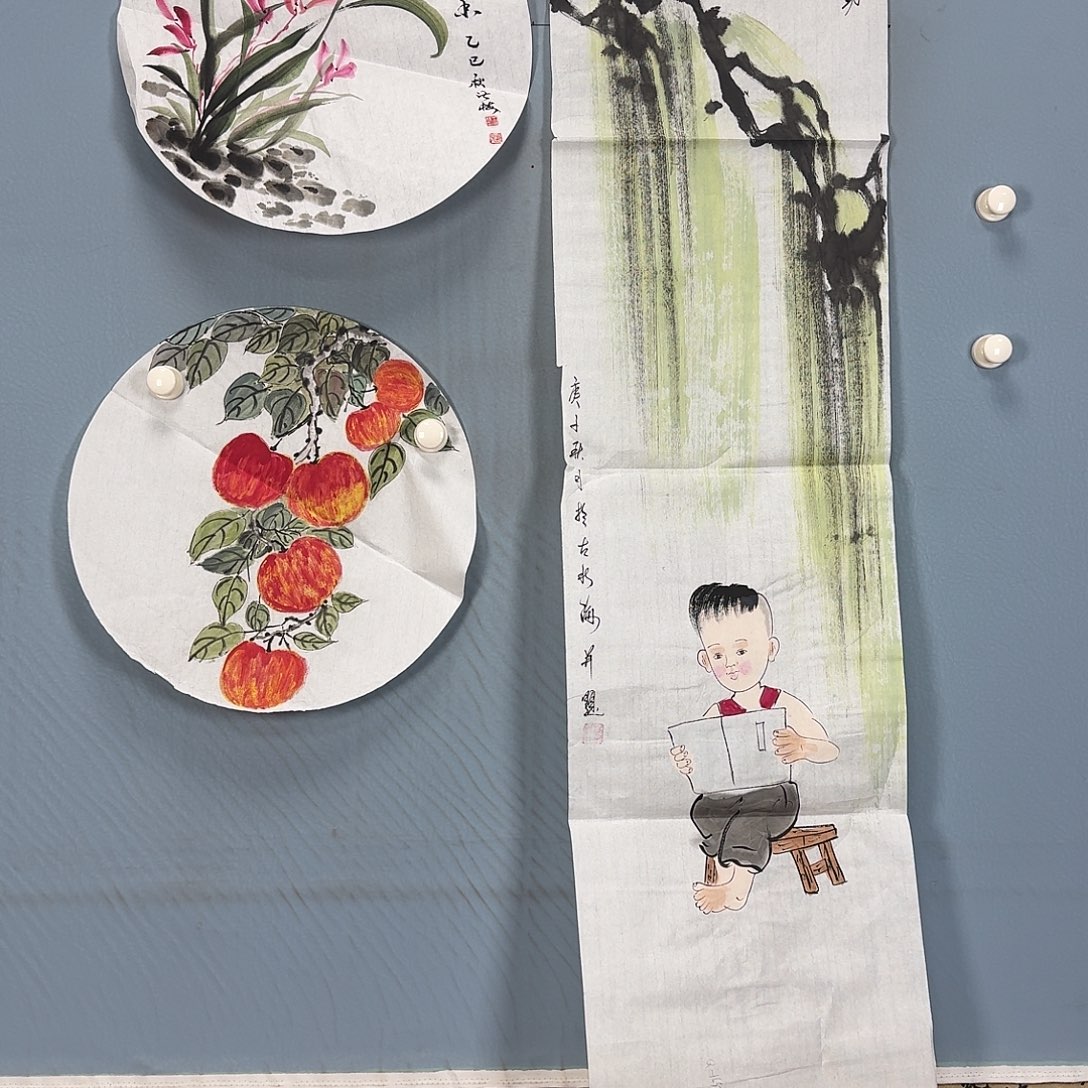 国画472 牡丹一如您的脸颊美丽的