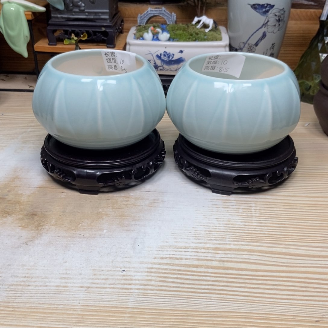 瓷片陶瓷花盆陶瓷艺术