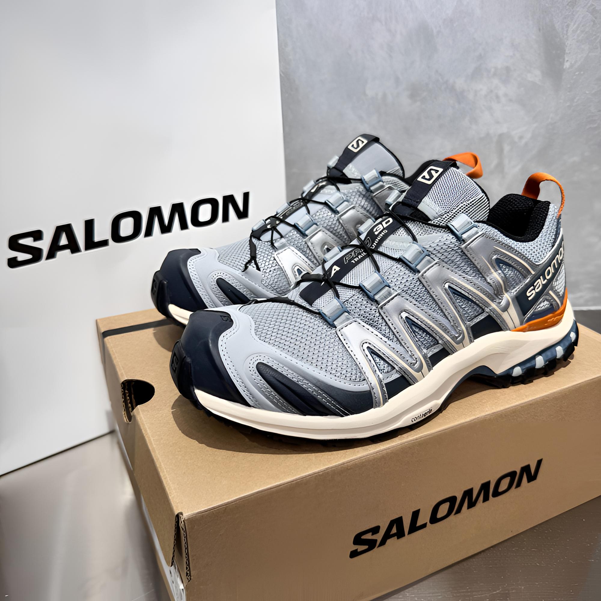 萨洛蒙SALOMON XA Pro 3D ADV沙场灰低帮户外涉水功能跑鞋 472456