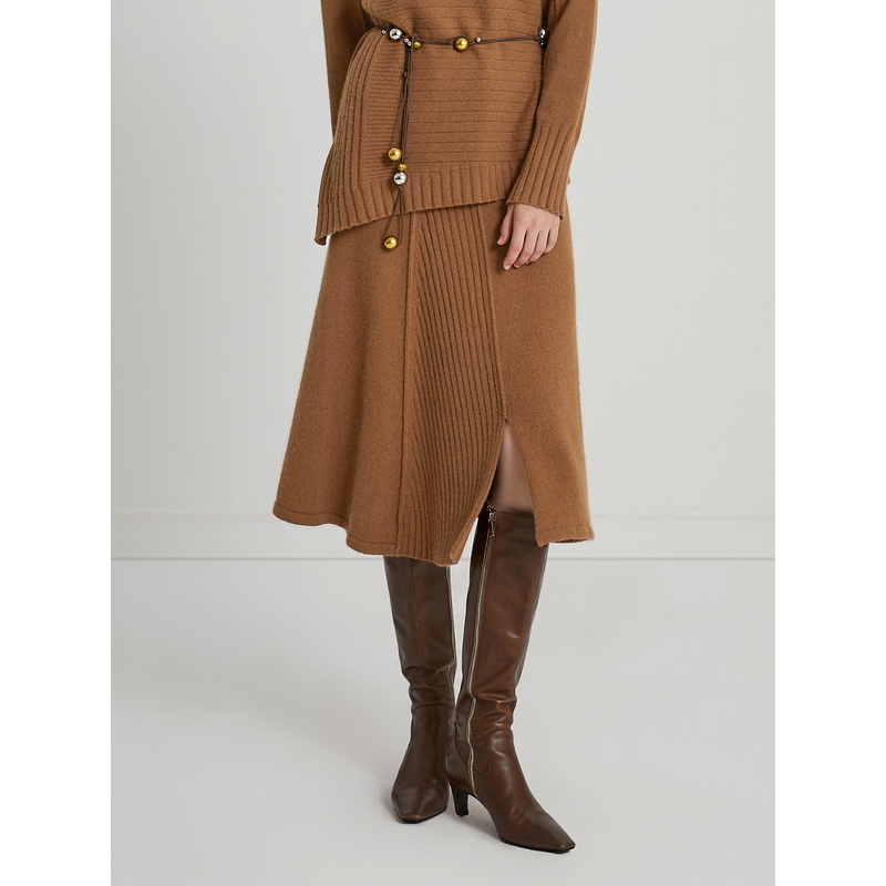 【力力淘】莱芙艾迪儿毛织裙1E4M45076