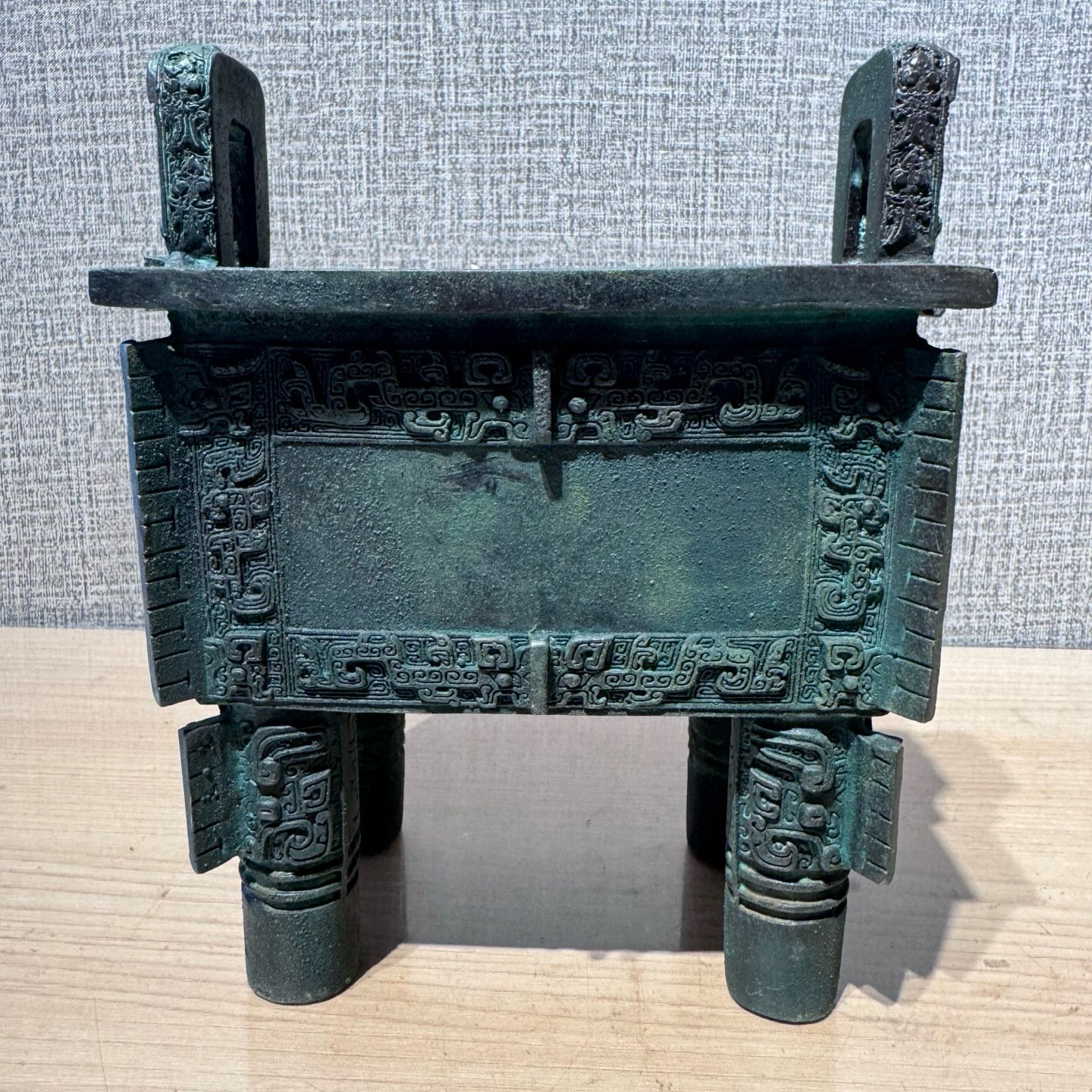 复古司母戊鼎，高20厘米仿古青铜器摆件，家居摆件，博古架