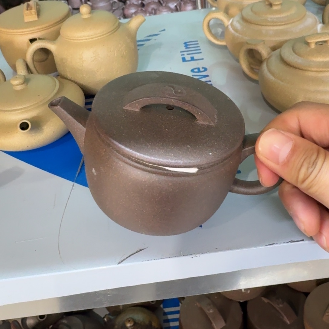 紫砂茶壶原矿原石的制作方法