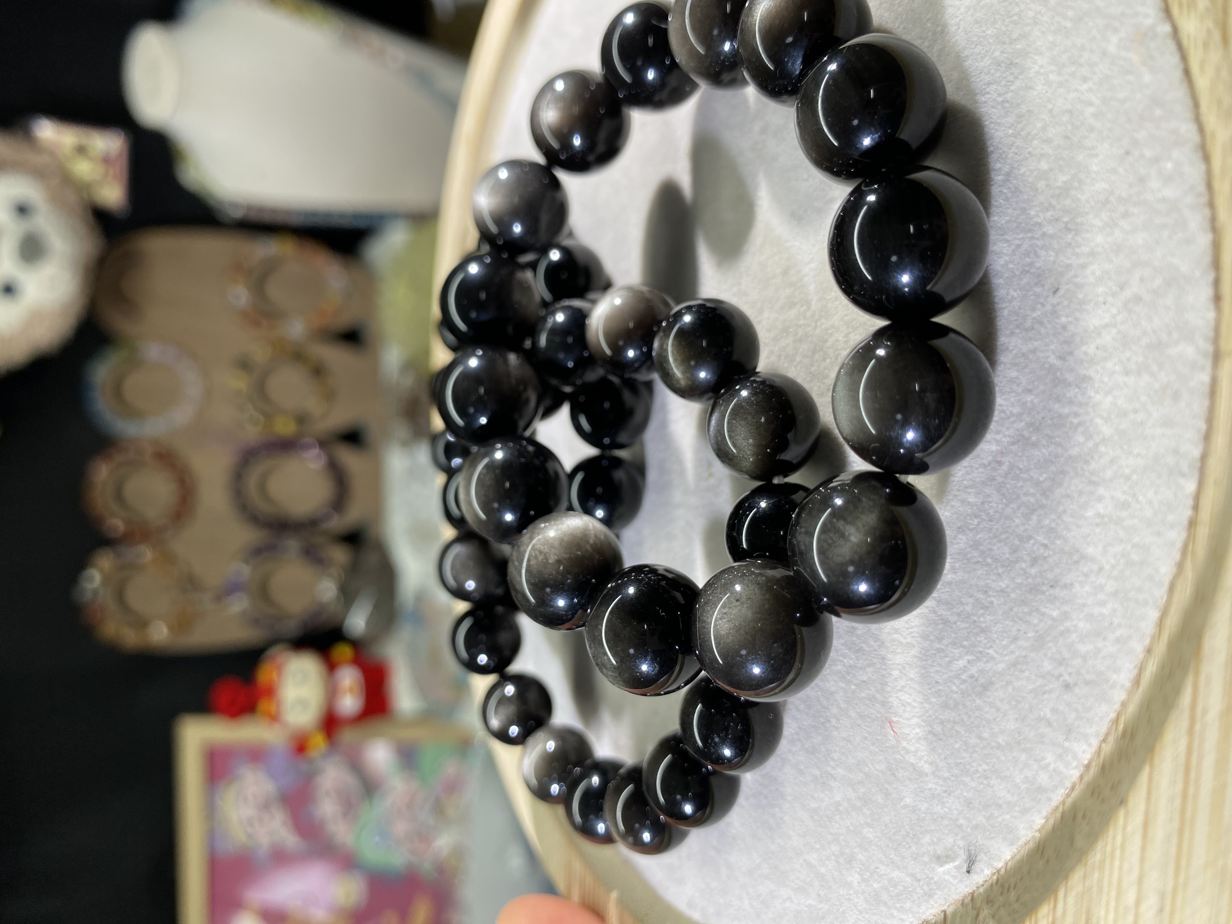 天然黑银曜石~~直播间9号链接