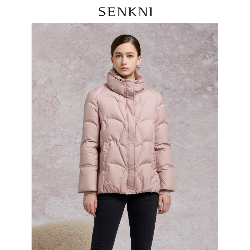  圣可尼小立领羽绒服S105112MG