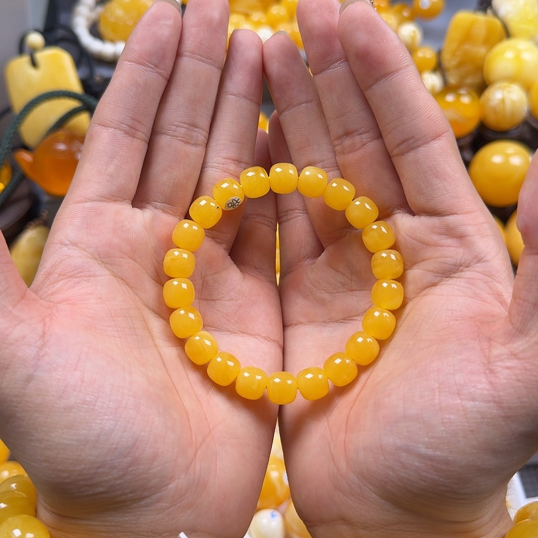 蜜蜡珠宝奇石未镶嵌同料老型10mm