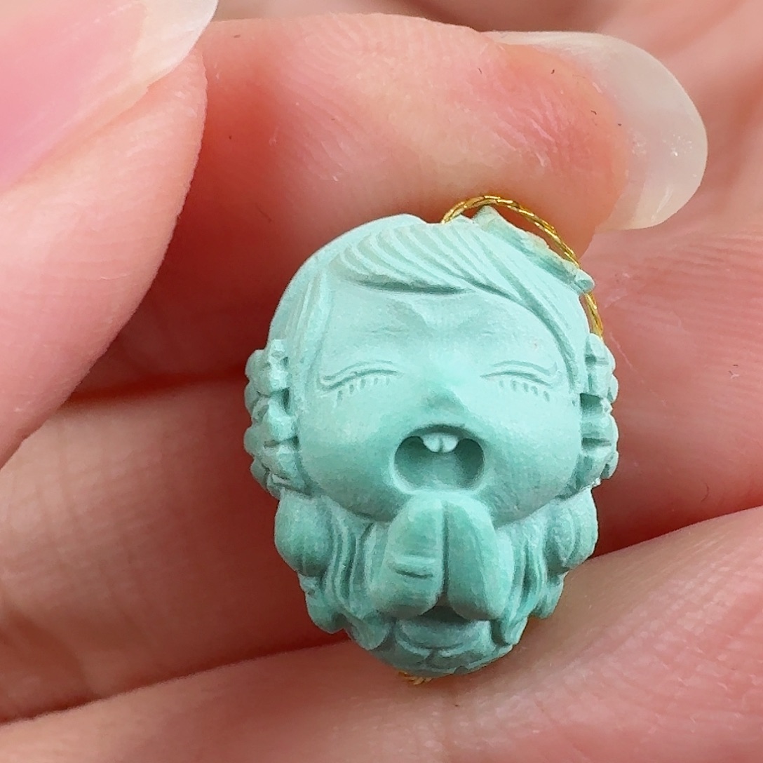 绿松石珠宝奇石未镶嵌