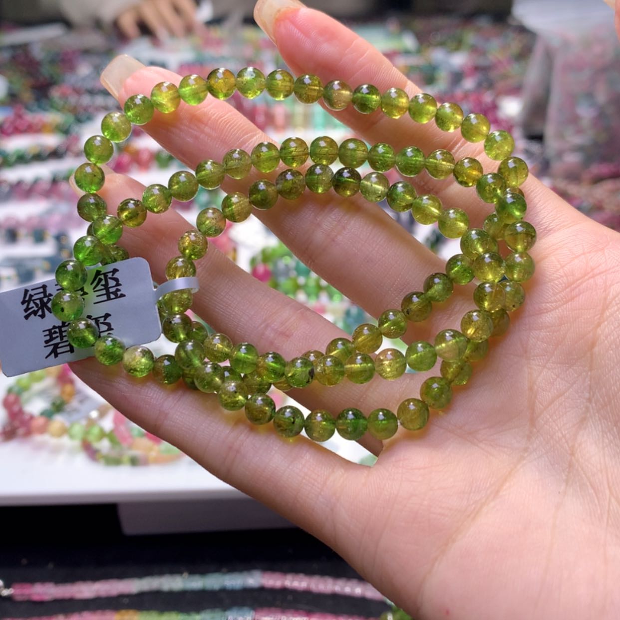 【闪购商品】未镶嵌手串碧玺