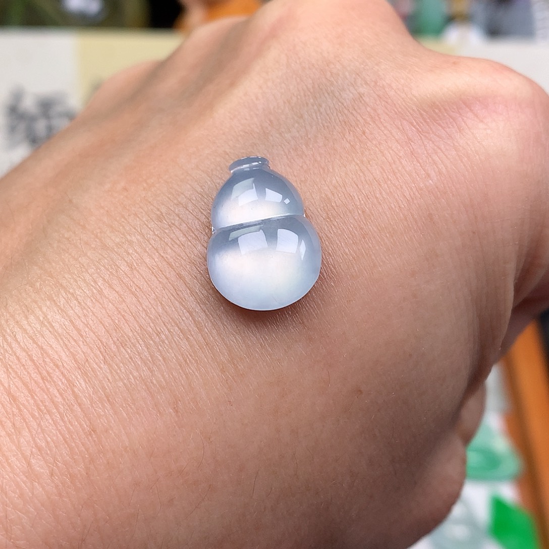 翡翠裸石缅甸天然A货翡翠冰种葫芦