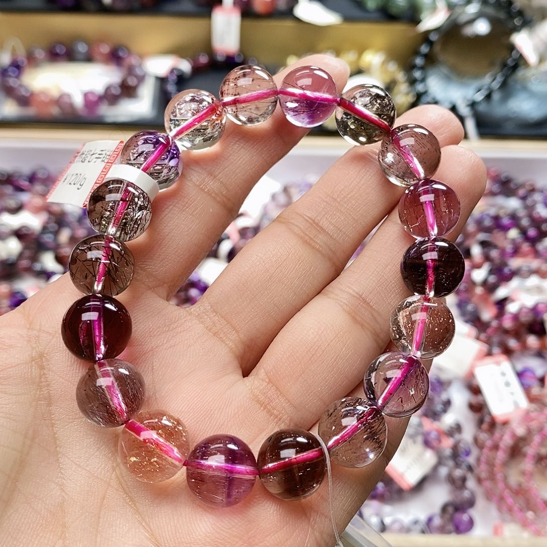 未镶嵌手链水晶全净体超七12m H346福利