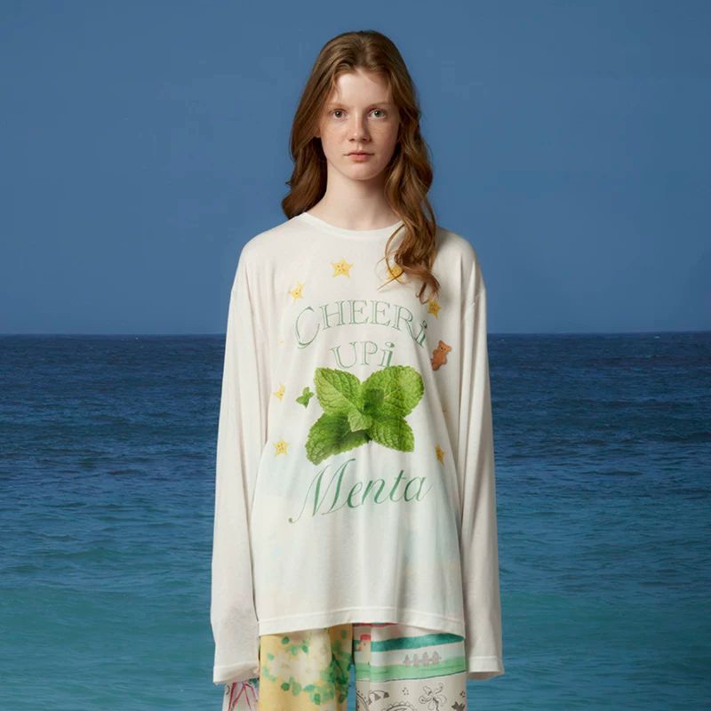 薄荷杨桃长袖TEE 李溪丙同款