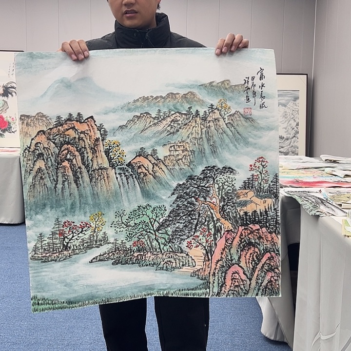 国画国画作品集的艺术品