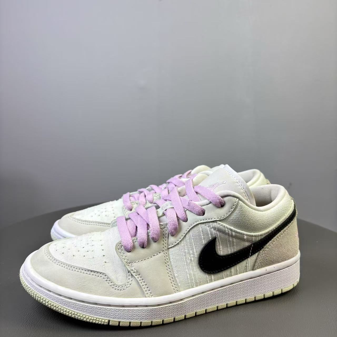 95新 maje 39码 AJ1蒂芙尼绿樱花粉球鞋 非原盒