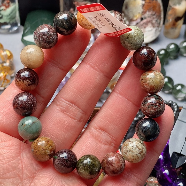 水晶手串未镶嵌天然