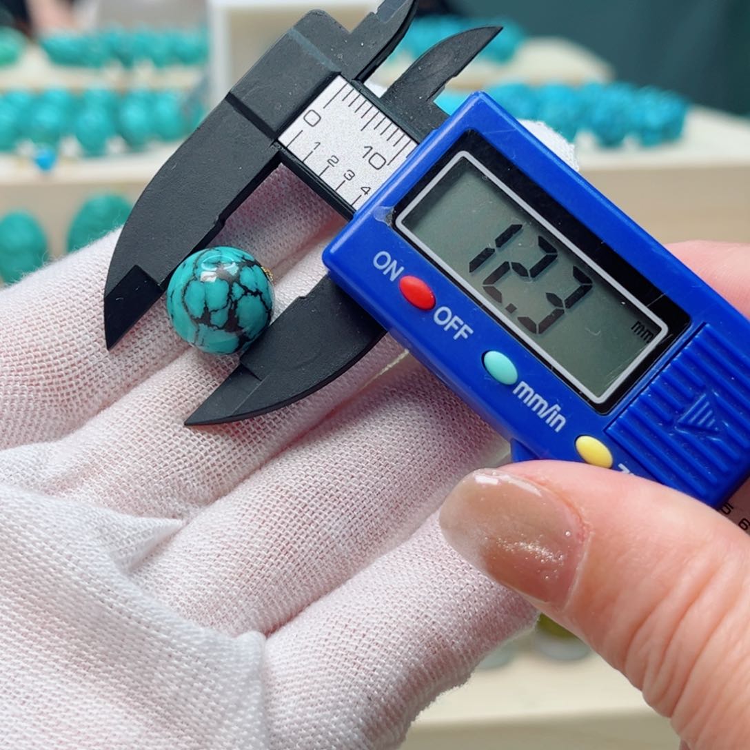 绿松石圆珠未镶嵌