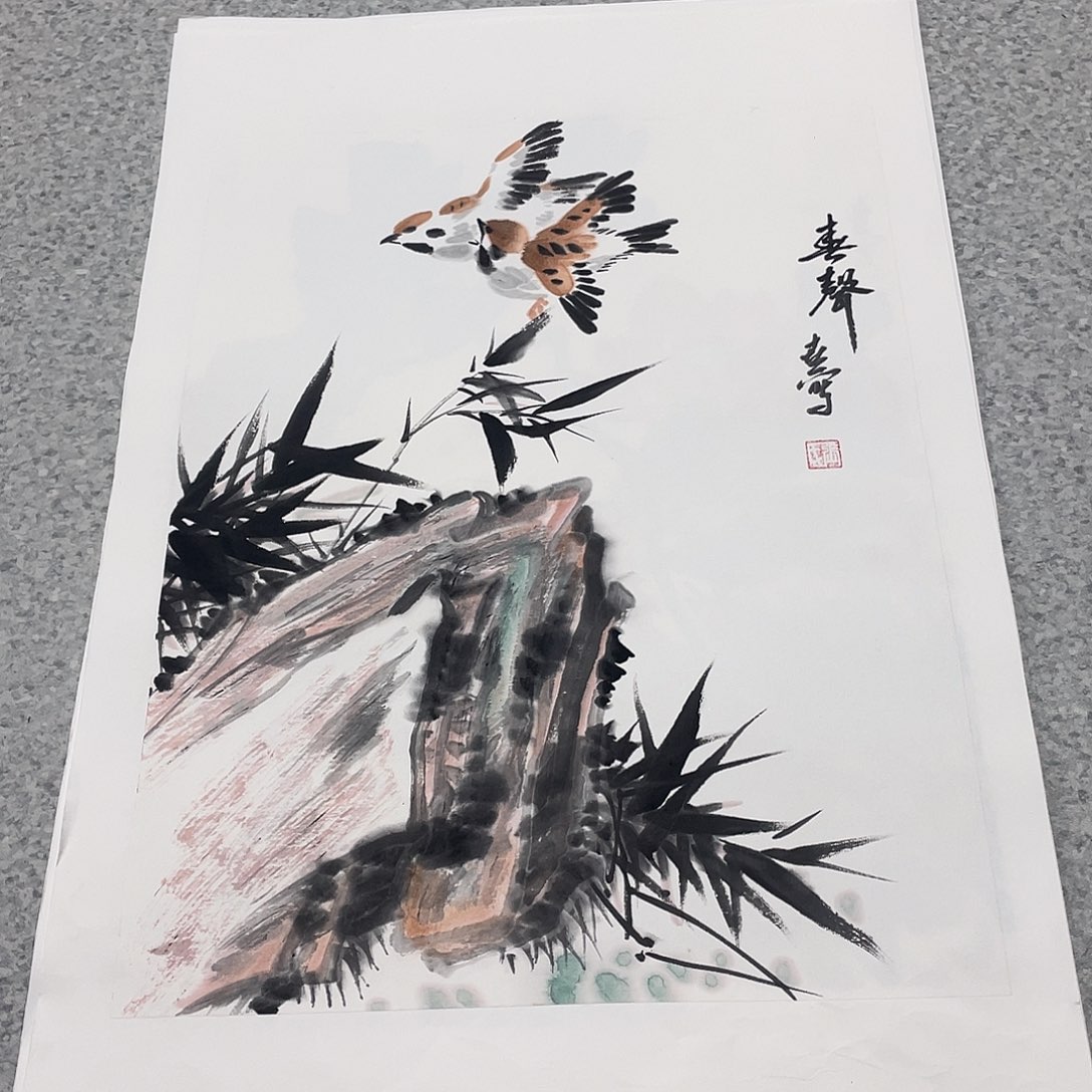 国画1.4平尺国画作品