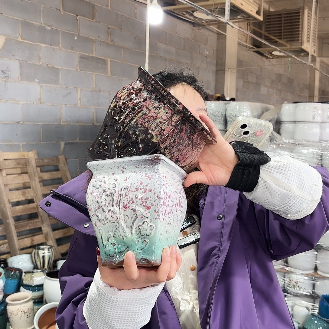 正品两个高17/14红陶