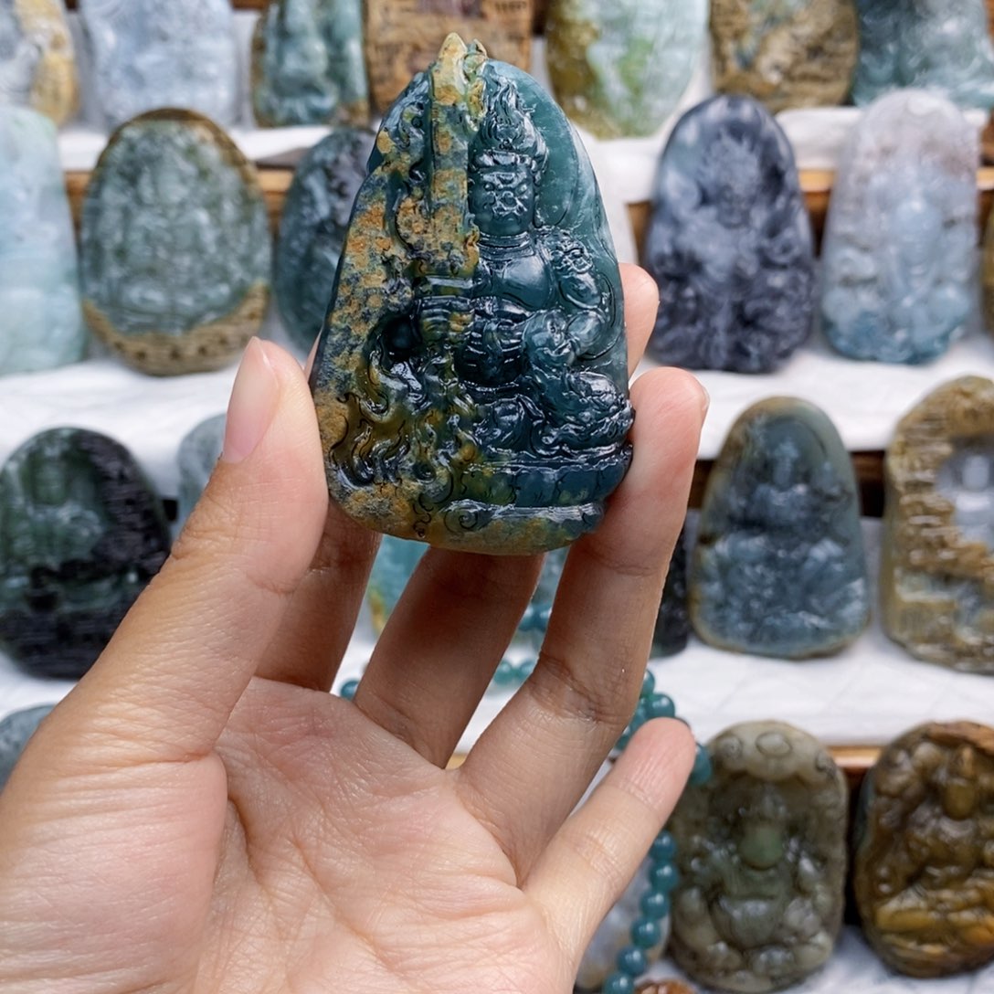 未镶嵌定制翡翠花*?翡翠定制链接