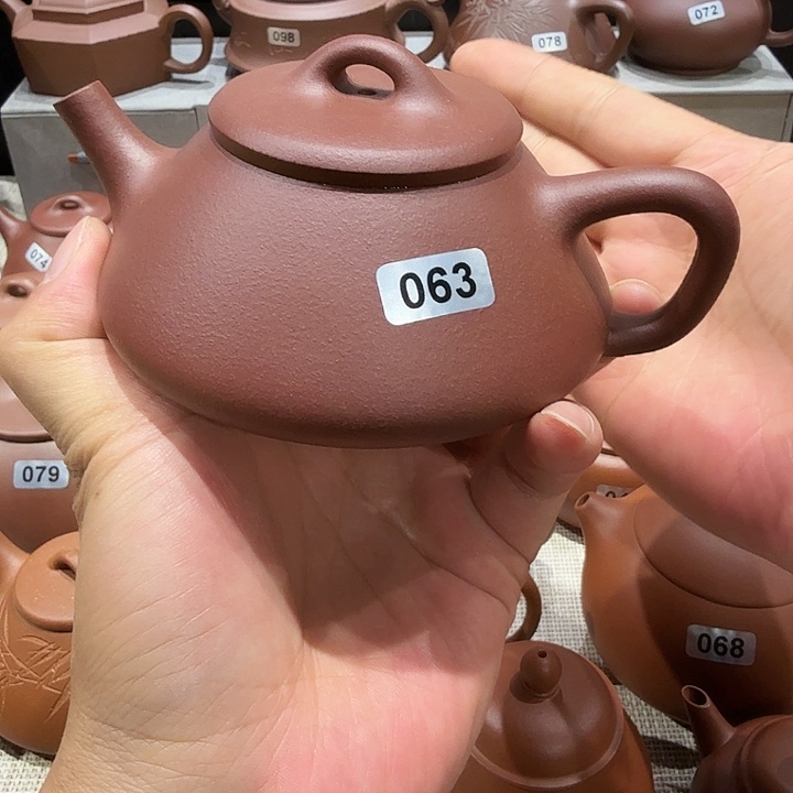 公道杯紫砂紫泥子冶石瓢