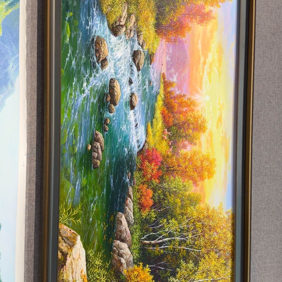 油画我也想要这样子一