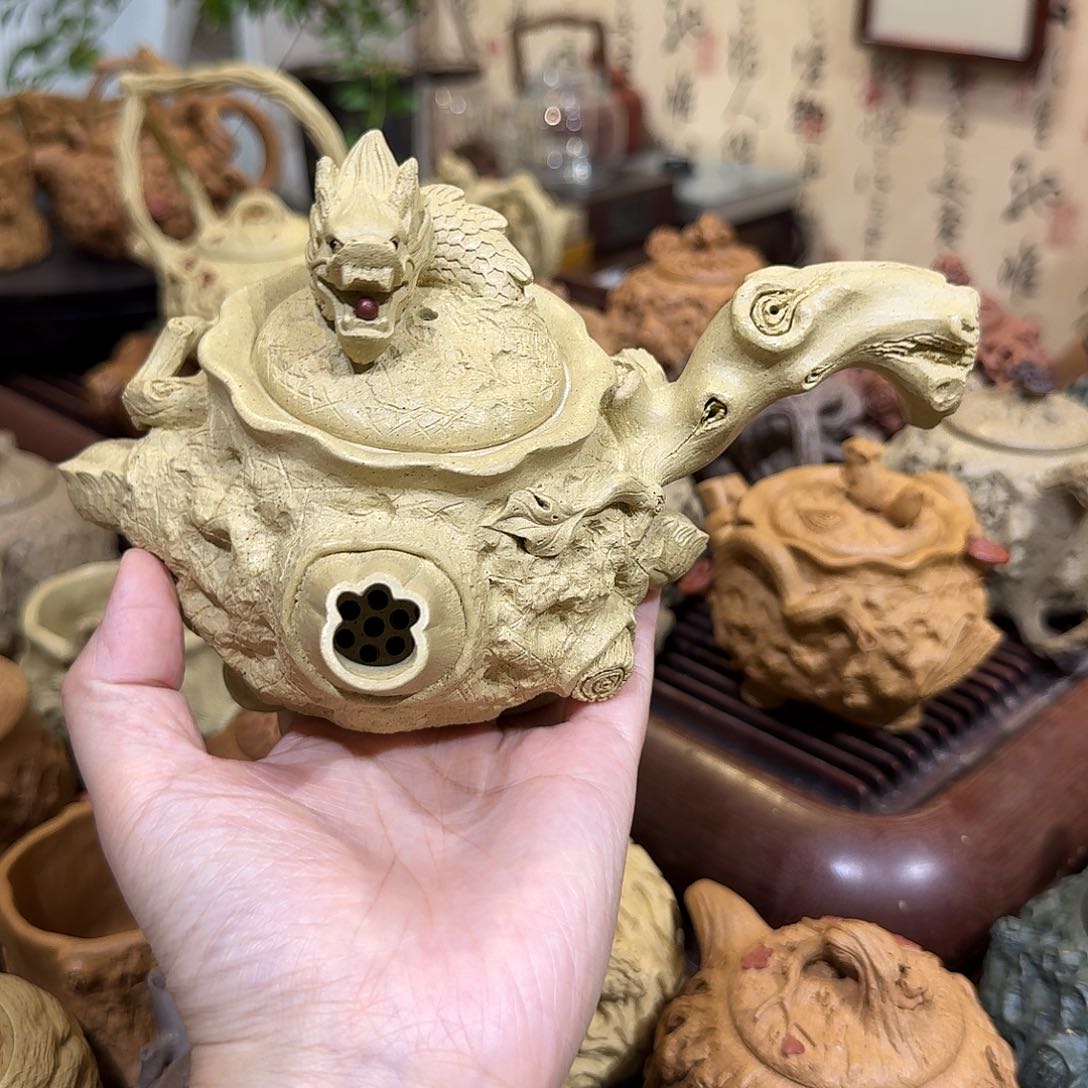 茶壶紫砂本绿供春