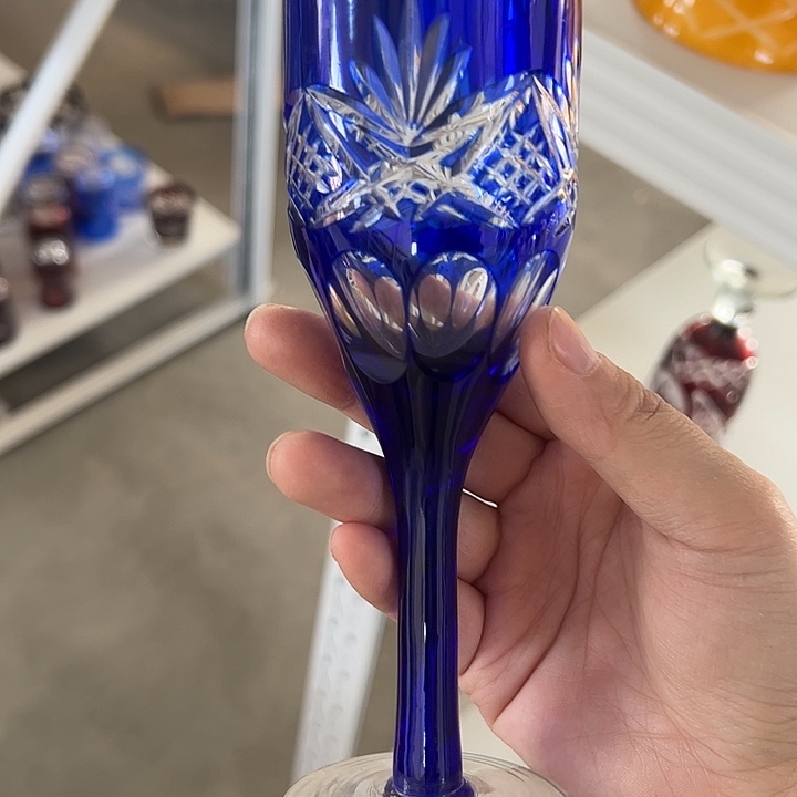 水晶玻璃手柄款微瑕一个