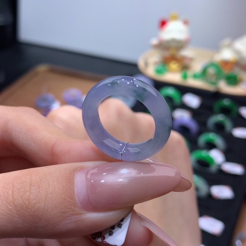 【闪购商品】未镶嵌戒指翡翠?****s莫奈睡莲