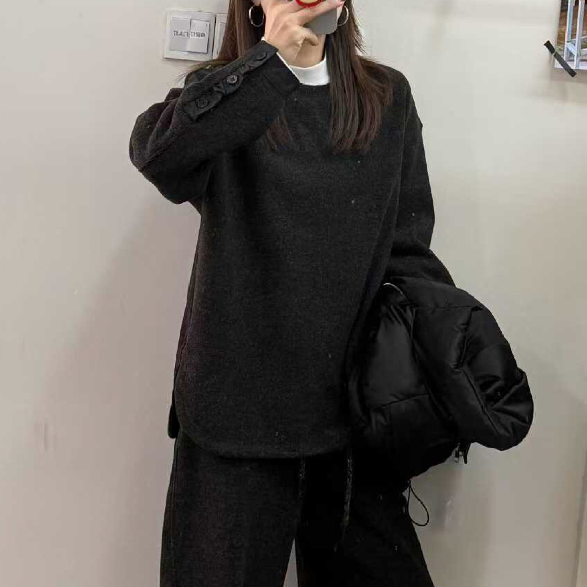 【Hi 妞】慵懒套装  加绒