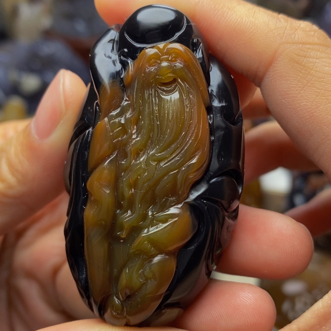 玛瑙/玉髓未镶嵌挂件