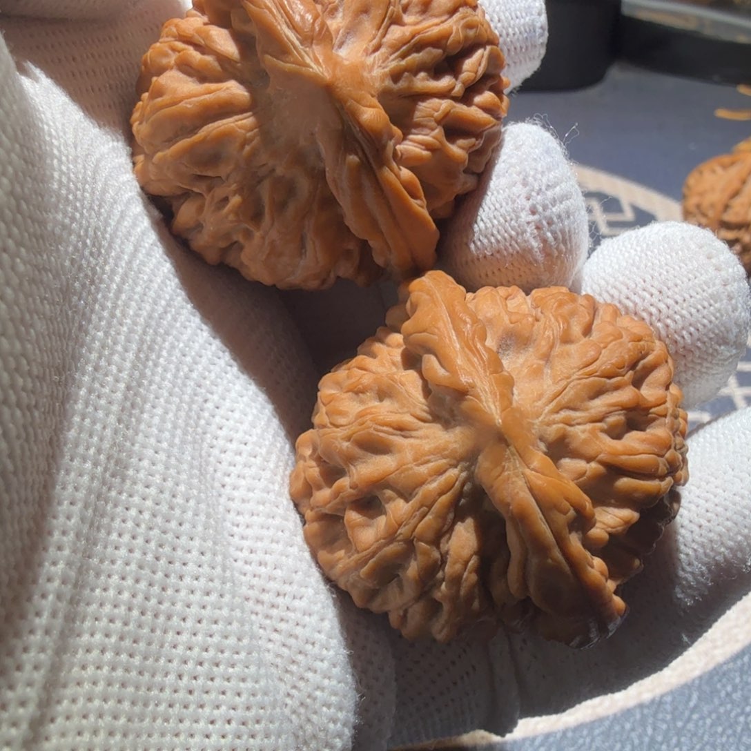 文玩核桃吊坠莲花