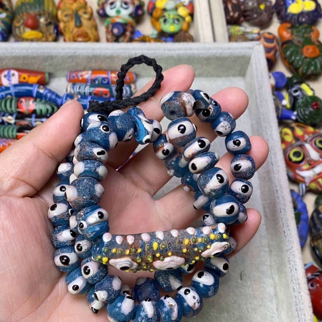 琉璃颈饰福利链子005