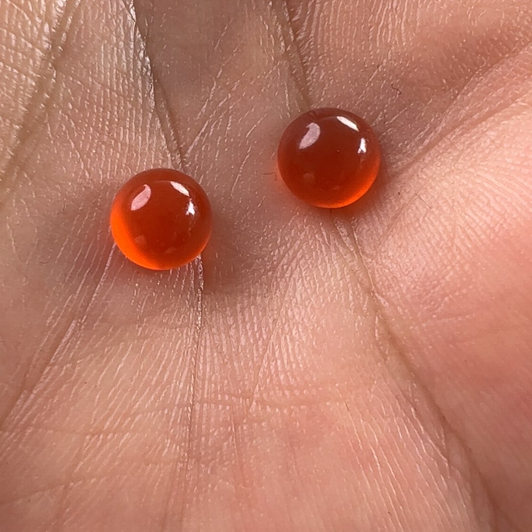 未镶嵌蛋面南红玛瑙